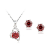 Set bijuterii Another Red Rubin Heart