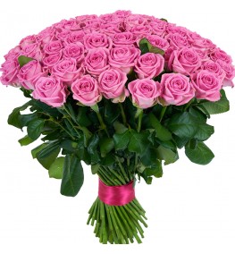 Buchet 101 fire trandafiri roz