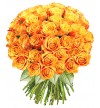 Buchet 101 fire trandafiri portocali
