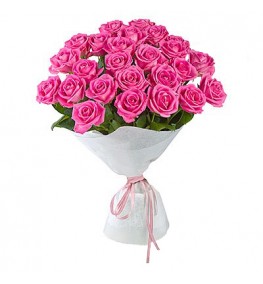 Buchet Trandafiri Roz Ciclam Pink Floyd