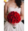Buchet de trandafiri rosii Mireasa